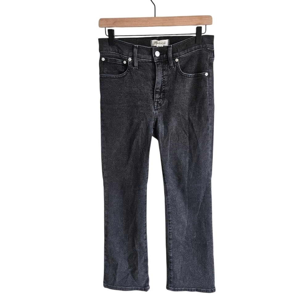 Madewell Black Wash Cali Demi-Boot Jeans